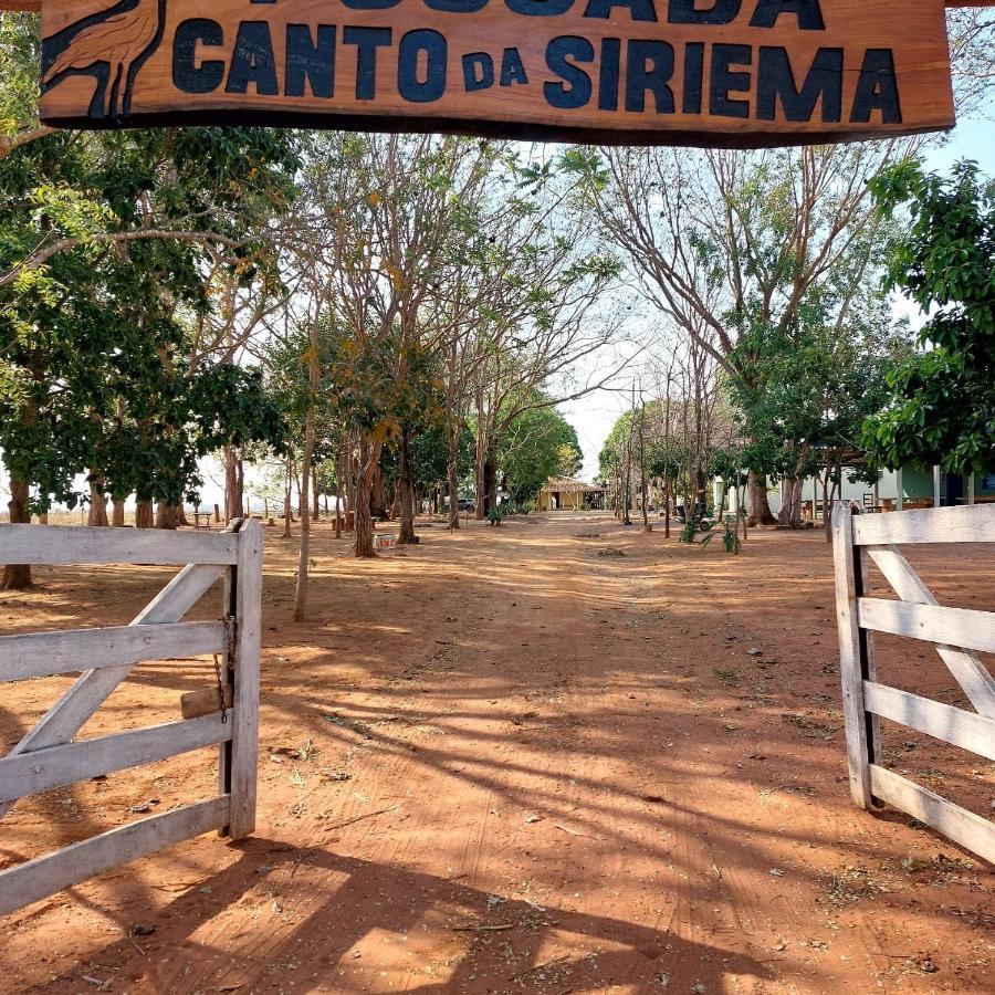 Pousada O Canto Da Seriema Nobres Exterior foto